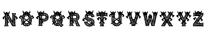 Zaniba Regular Font LOWERCASE