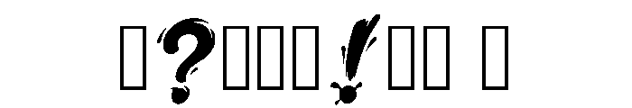 Zaniya Regular Font OTHER CHARS