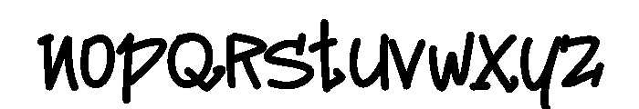 Zaplow Font LOWERCASE
