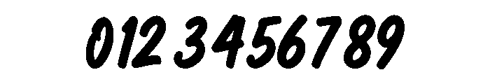 Zappy Bold Font OTHER CHARS