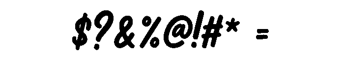 Zappy Bold Font OTHER CHARS