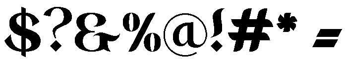 Zareen Regular Font OTHER CHARS