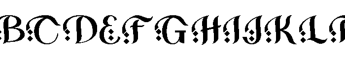 Zareen Regular Font UPPERCASE