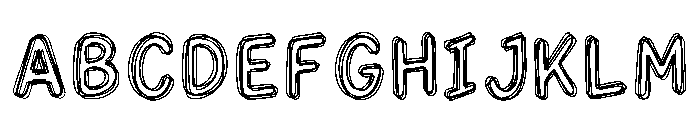 Zareena Regular Font UPPERCASE