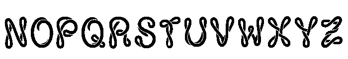 Zareya Regular Font UPPERCASE