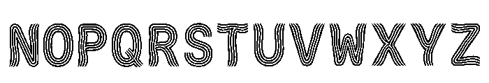 Zari Regular Font UPPERCASE