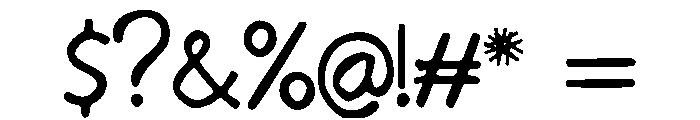 Zariah Font OTHER CHARS