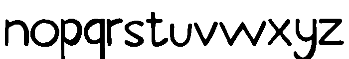 Zariah Font LOWERCASE