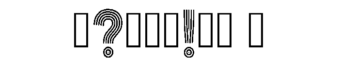 Zarian Regular Font OTHER CHARS