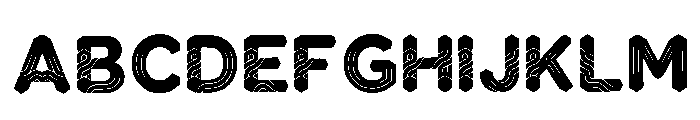 Zarina Regular Font UPPERCASE