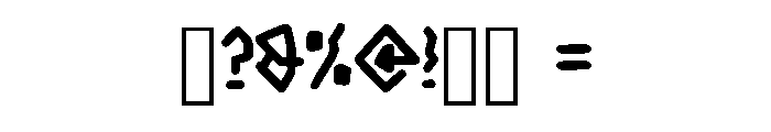 Zarket Regular Font OTHER CHARS