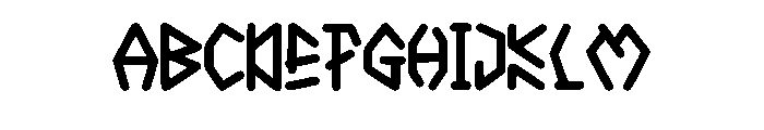 Zarket Regular Font UPPERCASE