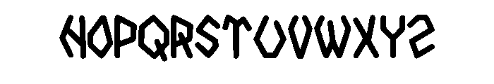 Zarket Regular Font UPPERCASE