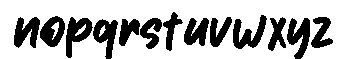 Zarkh Font LOWERCASE