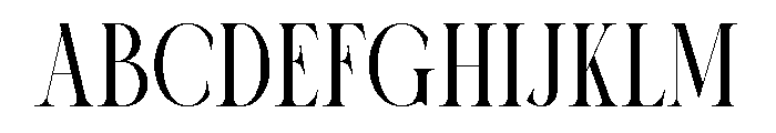 Zarova Font UPPERCASE
