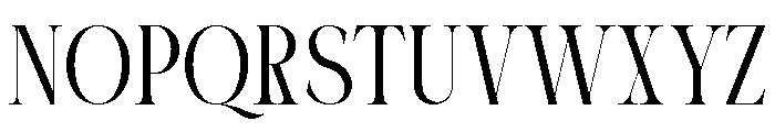 Zarova Font UPPERCASE