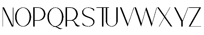 Zasdine Hairley Font UPPERCASE