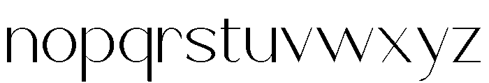 Zasdine Hairley Font LOWERCASE
