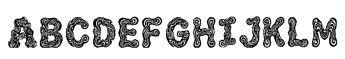 Zasia Regular Font UPPERCASE
