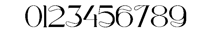 Zavera Regular Font OTHER CHARS