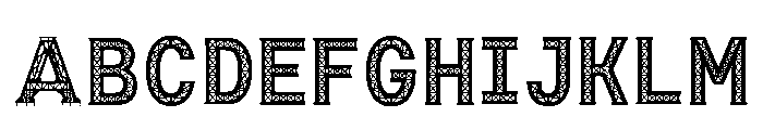 Zavian Regular Font UPPERCASE