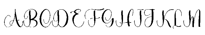 Zavier Signature Font UPPERCASE