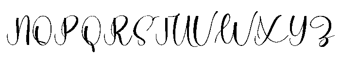 Zavier Signature Font UPPERCASE