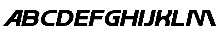 Zaylen Italic Font UPPERCASE