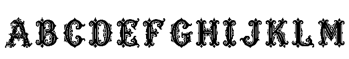Zayliana Regular Font UPPERCASE