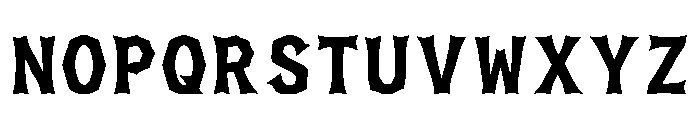 Zayn Regular Font UPPERCASE