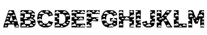 Zayna Regular Font UPPERCASE