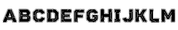 Zaynah Regular Font UPPERCASE