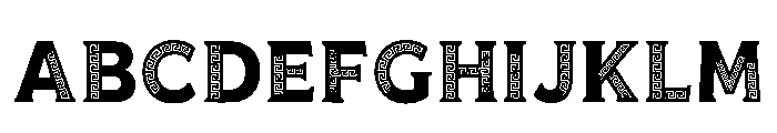 Zayra Regular Font UPPERCASE
