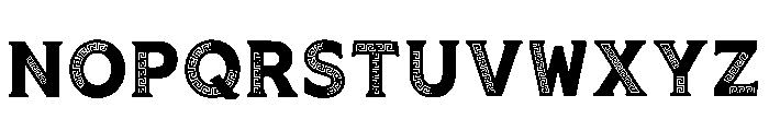 Zayra Regular Font UPPERCASE