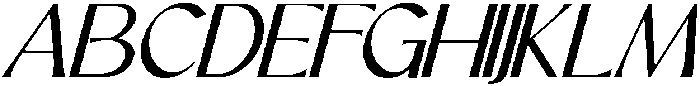 ZADOBESY Italic otf (400) Font UPPERCASE
