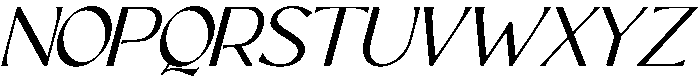 ZADOBESY Italic otf (400) Font UPPERCASE
