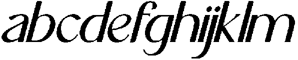 ZADOBESY Italic otf (400) FONT