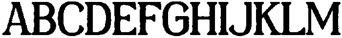 ZAMORAND Regular otf (400) Font UPPERCASE