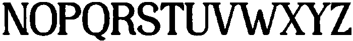 ZAMORAND Regular otf (400) Font UPPERCASE