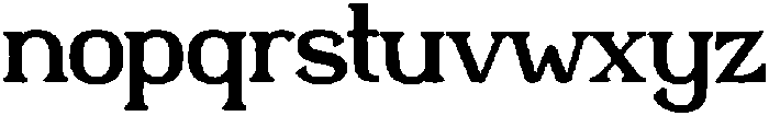 ZAMORAND Regular otf (400) Font LOWERCASE