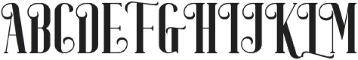 ZANIE BROVIA Regular ttf (400) Font UPPERCASE