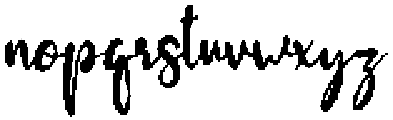 Zachary otf (400) Font LOWERCASE