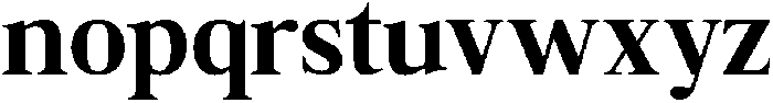Zafira Serif Bold otf (700) Font LOWERCASE