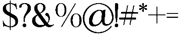 Zafira Serif Regular otf (400) Font OTHER CHARS