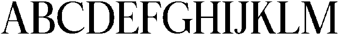 Zafira Serif Regular otf (400) Font UPPERCASE