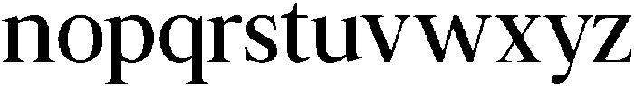 Zafira Serif Regular otf (400) Font LOWERCASE