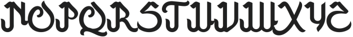 Zahara Regular otf (400) Font UPPERCASE