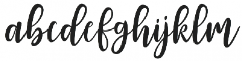 Zahira Script Regular otf (400) Font LOWERCASE