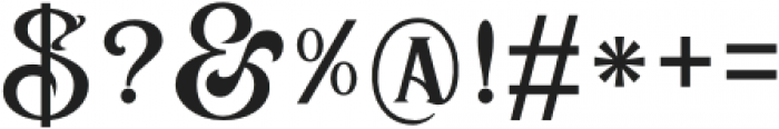 Zailander-Regular otf (400) Font OTHER CHARS