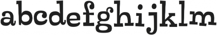 Zalderdash Regular otf (400) Font LOWERCASE